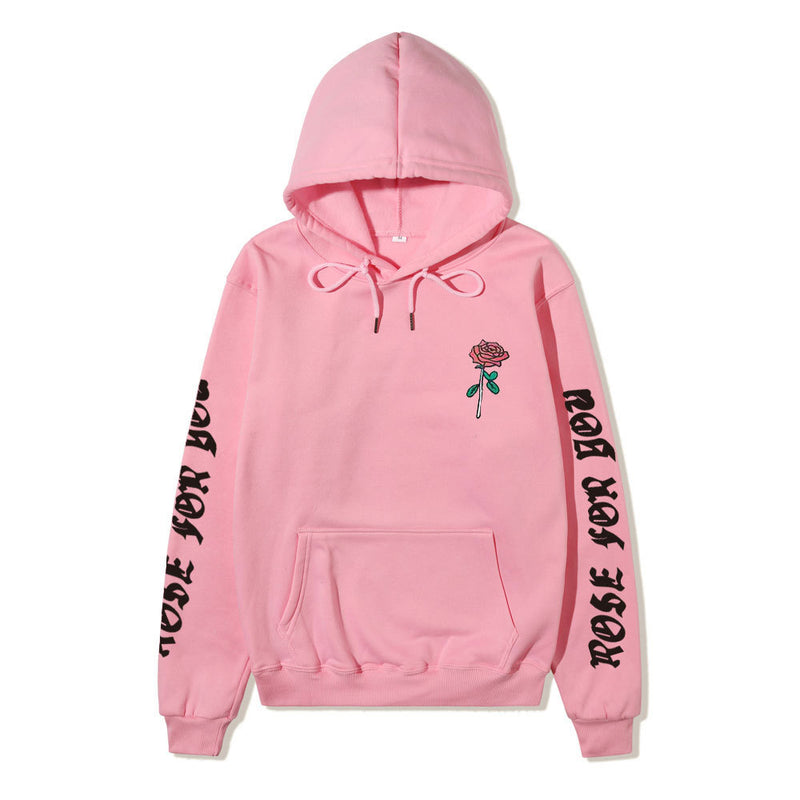 Black Rose Hoodie People Are Poision Rose Printed Sweater