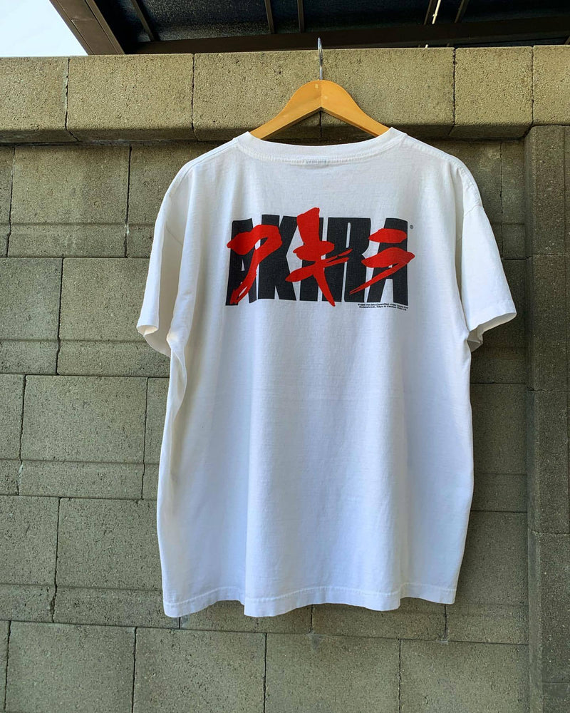 Akira T Shirt Vintage Japanese Anime Motorcycle Short Sleeve T-shirt plus Size