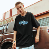 Smiley Face Hoodie Smiley Face Loose Large Size Short Sleeve T-shirt Men's Summer