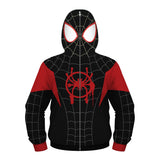 Spider Man Hoodie Printed Zip Hoodie
