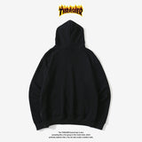 Thrasher Hoodie Autumn and Winter Leisure Men's and Women's Hoodie