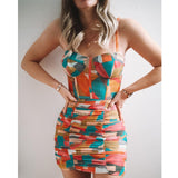 Women Exotic Dresses Sling Backless Slim Fit Sheath Dress
