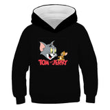 Tom and Jerry Hoodie Autumn Winter Sweater Anime Print Hoodie