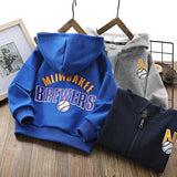 Children Baseball Jacket Boys' Coat Spring and Autumn Long Sleeve Zip-up Shirt Autumn Clothing