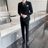 Double Brewed Seersucker Suit Men's Casual Suit Wedding Dress