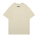 Fog T Shirt Letter Men's and Women's ShortSleeved Tshirt plus Size Fear Of God