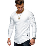 Man Tanks Long-Sleeved T-shirt Men's Casual Bottoming Shirt