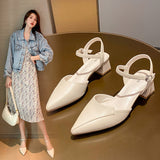 Nude Wide Fit Block Heels