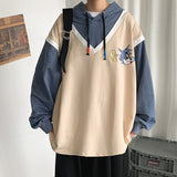 Tom and Jerry Hoodie Autumn and Winter Brushed Hoody Men's Coat