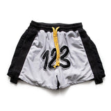 Rrr123 Shorts Drawstring Sports Shorts 123 Embroidered Mesh Breathable Shorts