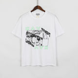 Cavempt Ce Life Cav @ Empt Fluorescent Green Letter Print Short-Sleeve T-shirt Short Sleeve Men and Women