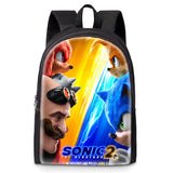 Shadow Backpack Cartoon Sonic 2 Children's Backpack Student Outdoor Casual Boys and Girls Schoolbag