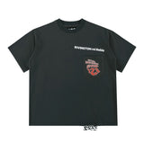 Rrr123 T-Shirt Ripped Retro Loose Summer T-shirt