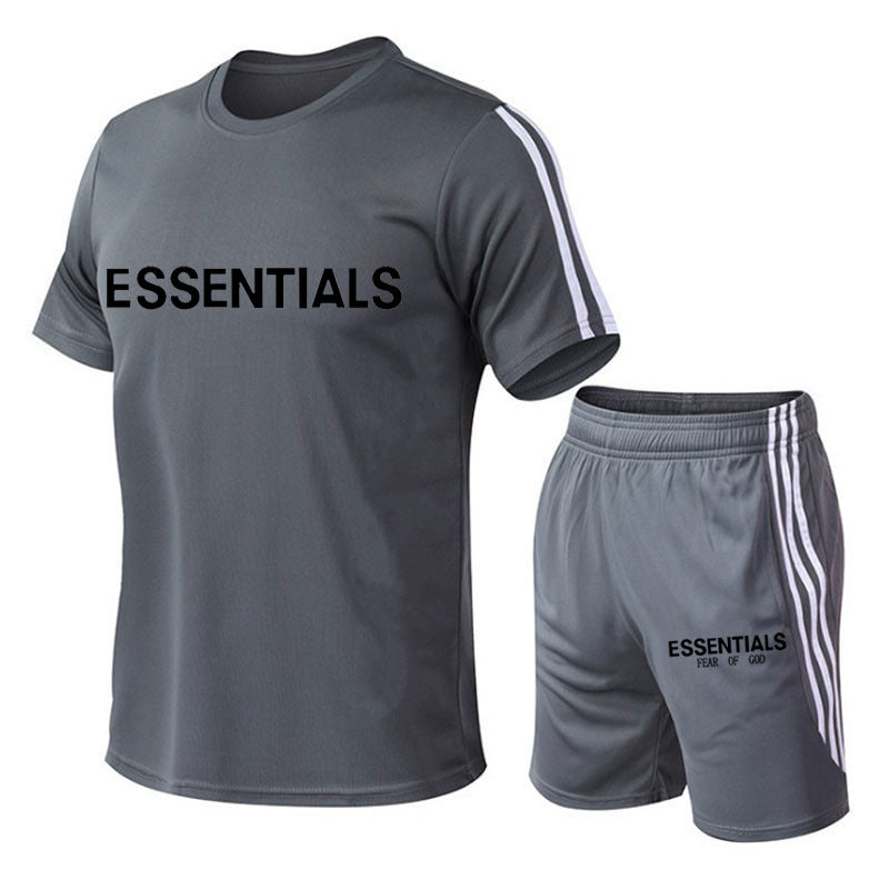 Fear Of God Fog T Shirt Essentials Casual Short Sleeve Shorts Set