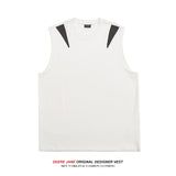 Men Vest Summer Fashion Brand Vest Men's Loose Sleeveless Bottoming Shirt T-shirt