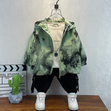 Toddler Boys Jackets Boy's Autumn Coat Hooded Top