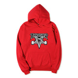 Thrasher Hoodie Hooded Sweater Loose Flame Sweater for Men