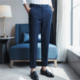 Men Trousers Business Suit Pants