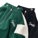 Boy Jacket Boy Cotton Jacket Spring and Autumn Korean Style Children's Thin Sweater Cardigan