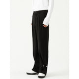 Men Suit Pants Men's Autumn Suit Pants Trendy Solid Color Suit Pants