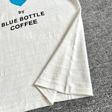 Human Made T-Shirt Love Coffee Slub Cotton Loose Couple T-Shirt