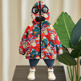 Toddler Boys Jackets Ultraman Clothes Boy's Autumn Coat