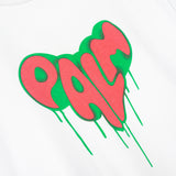 Palm Angels Letter Heart Printing Casual Loose Short Sleeved T-shirt High Street Men and Women