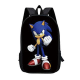 Sonic Backpack Sonic School Bag for Elementary School Students Cartoon Backpack