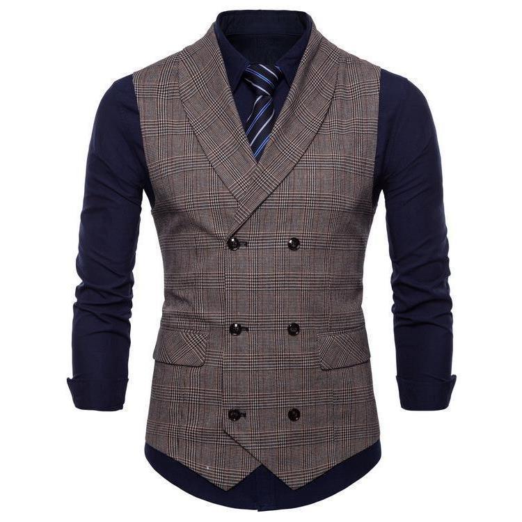 Tuxedo Vests Men Suit Vest Summer Men's Fashion Business Men's Suit Vest