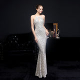 Sequin Evening Dress Sequined Queen Fishtail Evening Gown