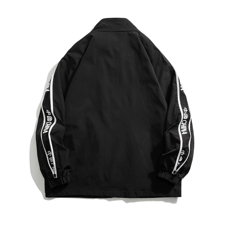 Varsity Jacket Stand Collar Jacket