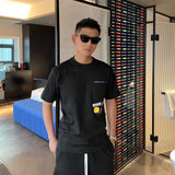 CHH Chrome Heart T Shirt Spring/Summer Cartoon Graffiti Printing Round Neck Short Sleeve T-shirt For Men And Women