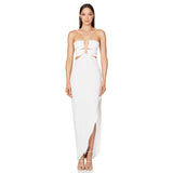 Body Fitting Dresses Split Skirt Summer Sexy Slim Fit Long Dress