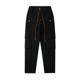 Rhude Pant Overalls Casual Button
