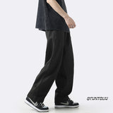 Men Cargo Pants Workwear Pants Men's Summer Thin Straight Casual Trousers