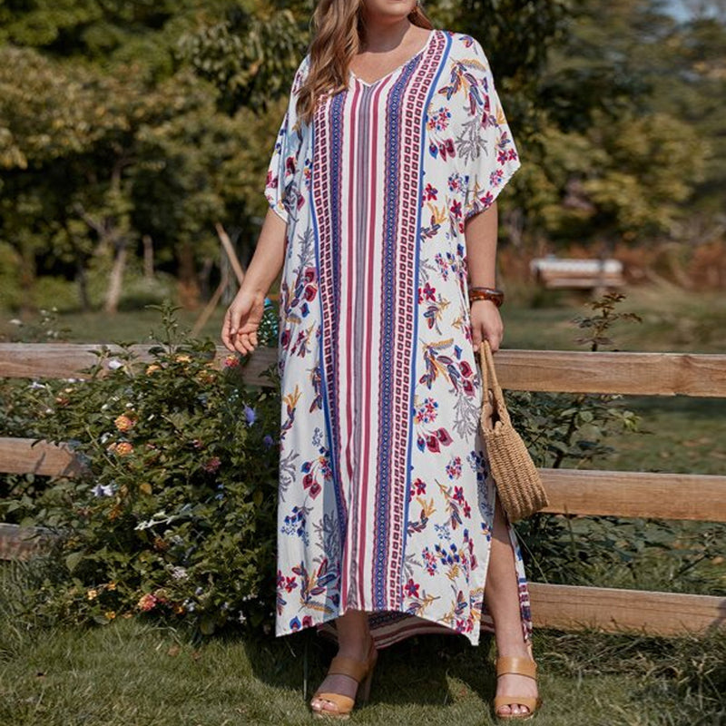 Beth Dutton Bohemian Dress Summer Spring Midi Dresses plus Size