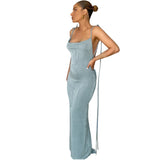 Music Festivals Rave Outfits Dress Summer Sexy Backless Slim Fit Dress