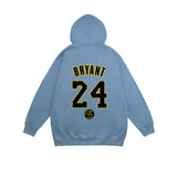 In Memory of Kobe Hoodie Kobe No. 24 Zipper Cardigan Sweater Loose