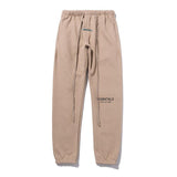 Fog Pants Fashion Brand Double Line Reflective AnkleTied FleeceLined Casual Sports Pants Trousers Fear Of God