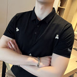 Men Short Sleeve T-Shirt Polo Shirt