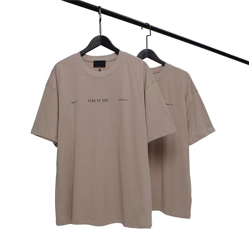 Fog Essentials Tshirts Fog Season 7 Fear Of God Short Sleeve T-shirt for Men and Women