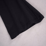 Bella Hadid Dress Sexy Long Sleeve Hollow Cross-Shoulder Bag Hip Dress