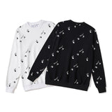 Off White Sweatshirts Long Sleeve round Neck Sweater Autumn and Winter Palm Letter Crew Neck Pullover Terry Sweater