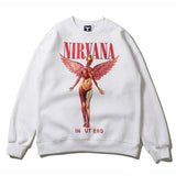 Kanye West Sunday Service Sweatshirt Fall/Winter Angel Print Sweatshirt Pullover