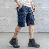 Tactics Style Men Short Shorts Summer Men's Outdoor Travel Light and Comfortable Multi-Pocket Overalls