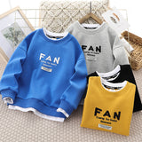 Children Hoodie Sweatshirts Boy's Hoody Autumn Embroidery