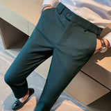 Men Trousers Slim Fit Men's Business Suit Pants