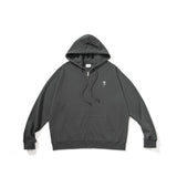 Black Rose Hoodie Philtrum Rose Embroidery Cardigan Hoodie