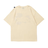 Men's T Shirt Summer Casual Tops Cartoon Printed Short Sleeve T-shirt Men's round Neck Half Sleeve BF Harajuku Style Trendy Loose Pullover Half Sleeve