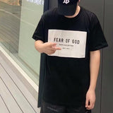 Fog T Shirt Spring/Summer Loose Women's ShortSleeved Men's Tshirt Fear Of God